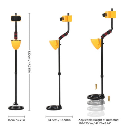 MD9020C High Sensitivity LCD Display Metal Detector - Metal Detector by buy2fix | Online Shopping UK | buy2fix