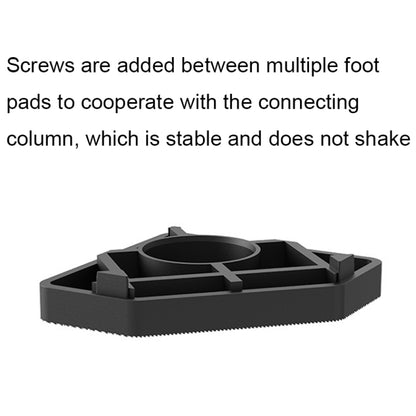 4pcs Double-layer BS-XYJJD Household Washing Machine Refrigerator Non-slip Shock-absorbing Floor Mat - Washing Machine Parts by buy2fix | Online Shopping UK | buy2fix