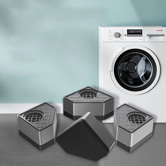 4pcs Three-layer BS-XYJJD Household Washing Machine Refrigerator Non-slip Shock-absorbing Floor Mat - Washing Machine Parts by buy2fix | Online Shopping UK | buy2fix