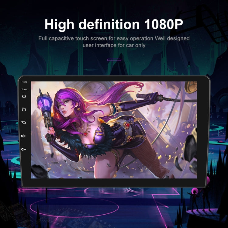 A3012 9 Inch Android Navigation CarPlay 1+32G Dual-Spindle Universal Central Control Screen Car Navigator Reversing Video Player(Standard) by buy2fix