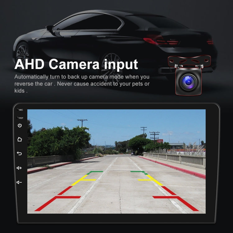 A3012 9 Inch Android Navigation CarPlay 1+32G Dual-Spindle Universal Central Control Screen Car Navigator Reversing Video Player(Standard) by buy2fix