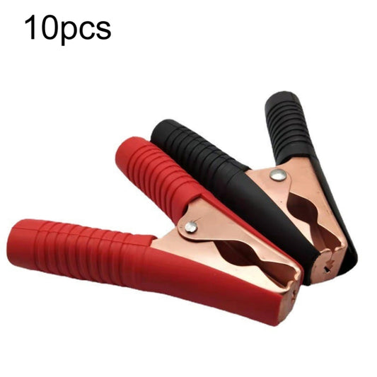 10pcs 100A 90mm All-inclusive Copper-plated High-current Car Battery Clip(ZX0023) - Booster Cable & Clip by buy2fix | Online Shopping UK | buy2fix