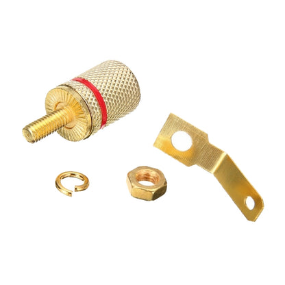 10pcs Speaker Gold-plated 4MM Banana Plug Terminal(306) - Terminal connectors by buy2fix | Online Shopping UK | buy2fix