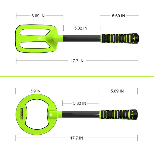 Goint Waterproof Handheld Metal Detector Underwater Treasure Hunter Detector(IP760 Yellow Round) - Metal Detector by Goint | Online Shopping UK | buy2fix