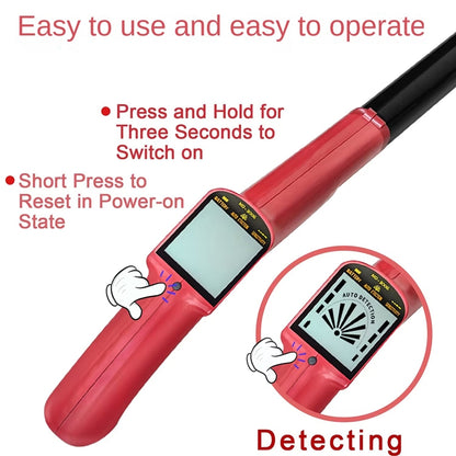 Goint MD3006 Metal Detector Outdoor Treasure Hunter Toys Children Science Detector(Red) - Metal Detector by Goint | Online Shopping UK | buy2fix