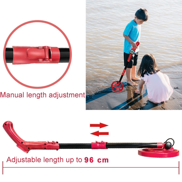 Goint MD3006 Metal Detector Outdoor Treasure Hunter Toys Children Science Detector(Red) - Metal Detector by Goint | Online Shopping UK | buy2fix