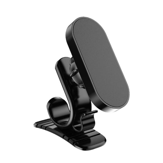 D6 360-degree Rotating Magnetic Suction Car Mobile Phone Holder(Black) by buy2fix