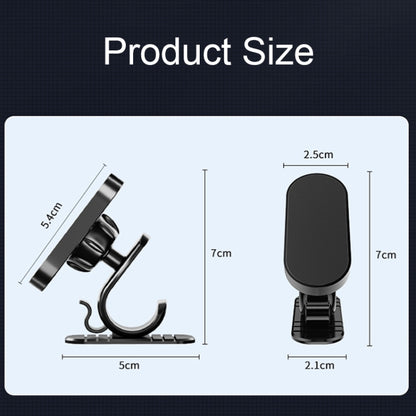 D6 360-degree Rotating Magnetic Suction Car Mobile Phone Holder(Black) by buy2fix