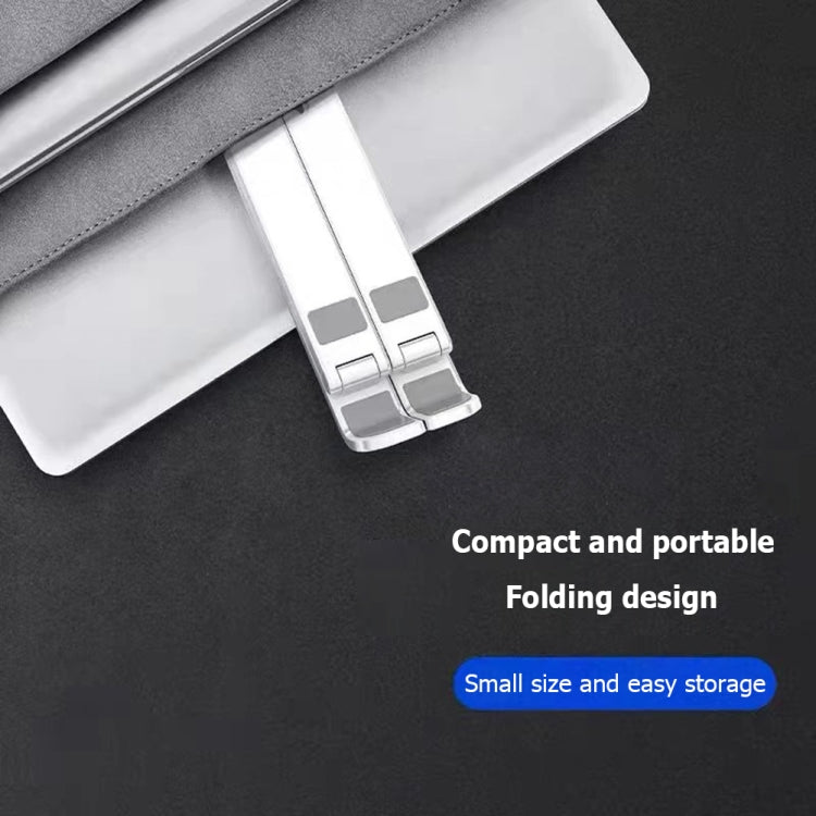 2 In 1 Laptop Mobile Phone Stand Heightening Cooling Stand(White) by buy2fix