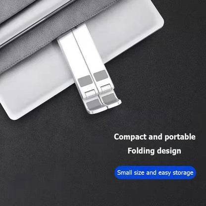 2 In 1 Laptop Mobile Phone Stand Heightening Cooling Stand(White) by buy2fix