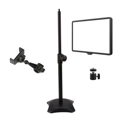 10 Inch 3000-6500K Three-color Temperature Photography Flat-panel Live Fill Light,Spec: 42cm Bracket - Selfie Light by buy2fix | Online Shopping UK | buy2fix