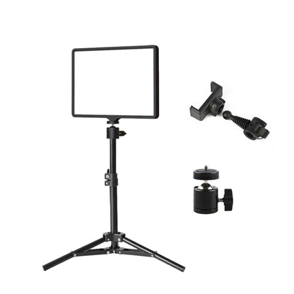 10 Inch 3000-6500K Three-color Temperature Photography Flat-panel Live Fill Light,Spec: 0.5m Bracket - Selfie Light by buy2fix | Online Shopping UK | buy2fix