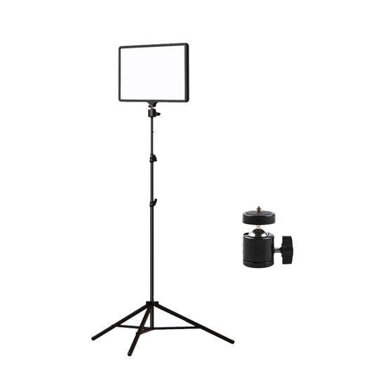 10 Inch 3000-6500K Three-color Temperature Photography Flat-panel Live Fill Light,Spec: 2.1m Bracket - Selfie Light by buy2fix | Online Shopping UK | buy2fix