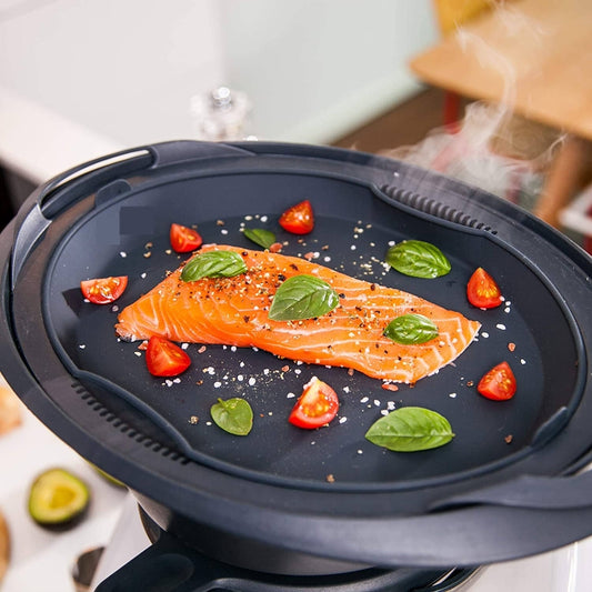 For Thermomix TM31 TM6 TM5 TM21 Heat-Resistant Silicone Pan Baking Mat Steaming Tray - Kitchen Machine Accessories & Parts by buy2fix | Online Shopping UK | buy2fix