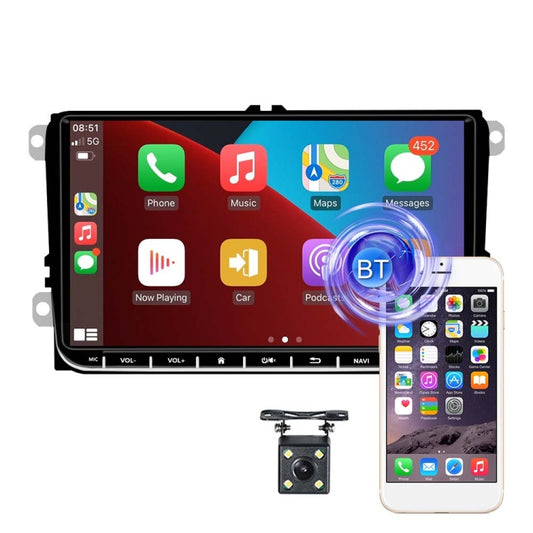 A2743 For Volkswagen 1+16G 9-inch Central Control Large Screen With Carplay Car Android10.0 Navigator Player, Style: Standard+4Lights Camera - Car MP3 & MP4 & MP5 by buy2fix | Online Shopping UK | buy2fix