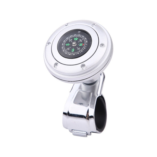 Car Steering Wheel Booster Ball Assist With Compass(A Model White) - Steering Wheel Accessories by buy2fix | Online Shopping UK | buy2fix