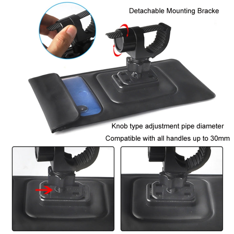 Outdoor Cycling Mobile Phone Navigation Waterproof Bracket(Black) by buy2fix