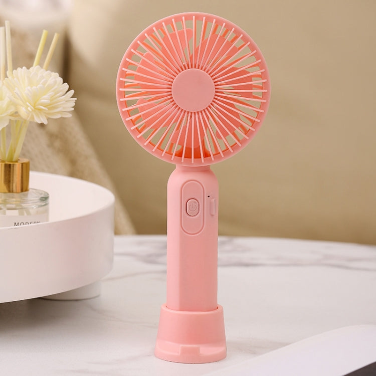 M9 Handheld Mini Fan Outdoor USB Charging Desktop Fan 1500mAh(Pink) by buy2fix
