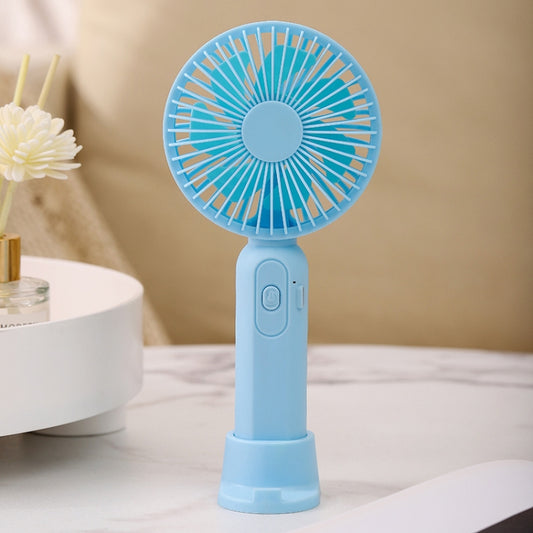 M9 Handheld Mini Fan Outdoor USB Charging Desktop Fan 1500mAh(Blue) by buy2fix