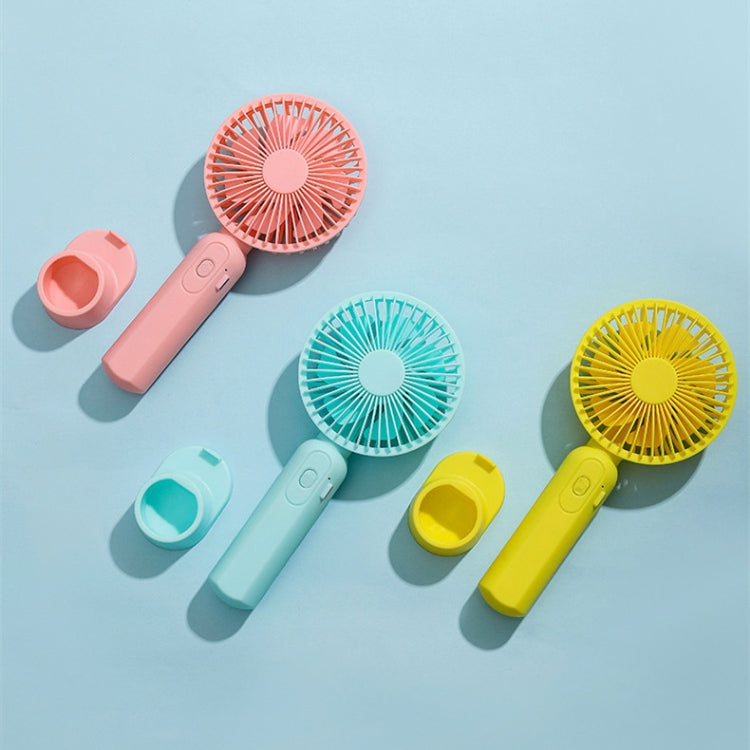 M9 Handheld Mini Fan Outdoor USB Charging Desktop Fan 1500mAh(Blue) by buy2fix