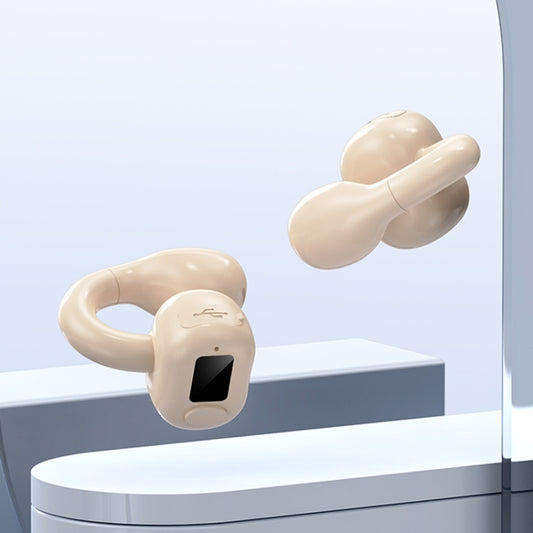 M10 IPX5 Waterproof Ear Clip Bluetooth Earphones, Style: Doble Skin Color by buy2fix