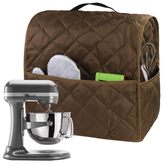 For KitchenAid 4.5QT Mixer Machine Dust Cover Waterproof Storage Bag 36 x 23 x 36cm(Coffee) - Food Disposer Parts by buy2fix | Online Shopping UK | buy2fix