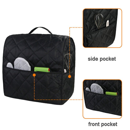For KitchenAid 4.5QT Mixer Machine Dust Cover Waterproof Storage Bag 36 x 23 x 36cm(Black) - Food Disposer Parts by buy2fix | Online Shopping UK | buy2fix