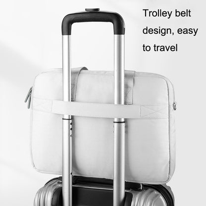 15.6 inch Computer Handheld Messenger Bag For Apple MacBook / Huawei / Xiaomi / Basne(Landscape tattoo light blue) by buy2fix