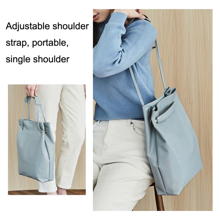 For Apple Macbook Shoulder / Handheld / Messenger Computer Bag, Size: Medium(Lake Blue+Gray Mouse Pad) by buy2fix