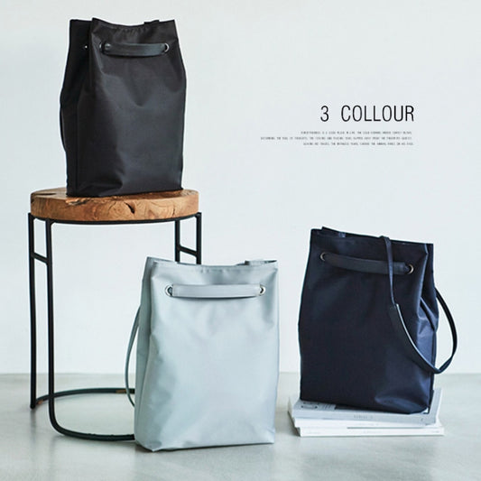 For Apple Macbook Shoulder / Handheld / Messenger Computer Bag, Size: Large(Navy+Black PU Power Bag) by buy2fix