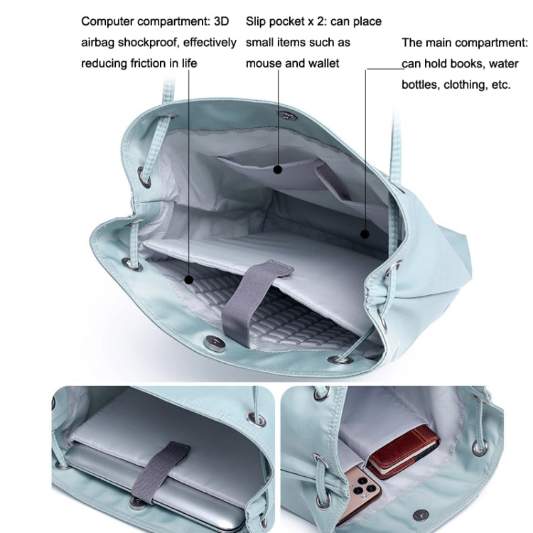For Apple Macbook Shoulder / Handheld / Messenger Computer Bag, Size: Large(Navy+Black Mouse Pad) by buy2fix