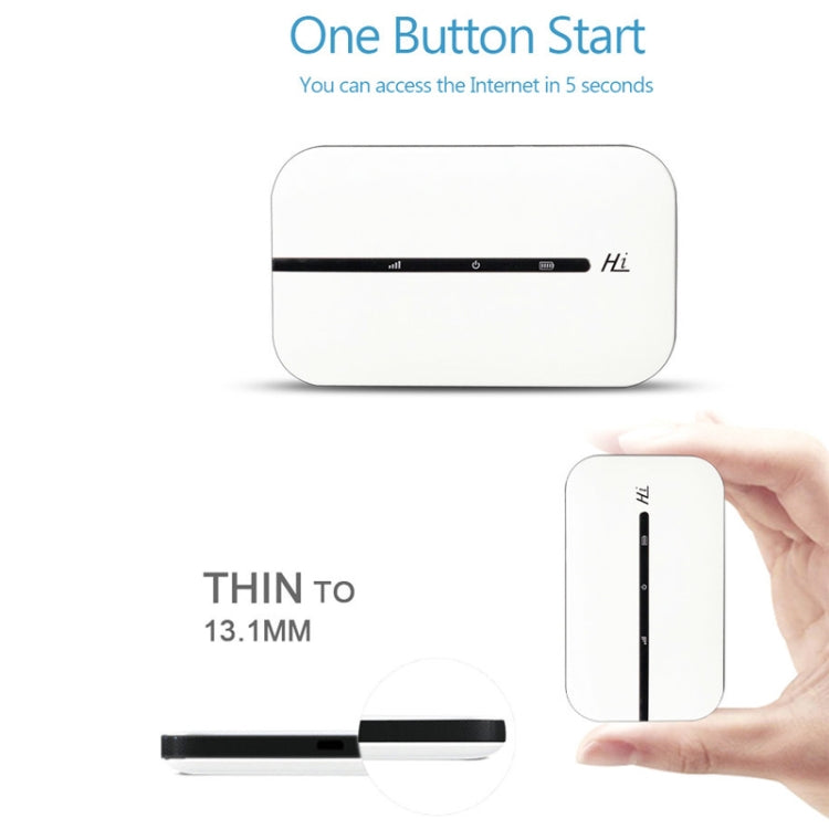 E5576S 4G LTE Router No Lock Card WiFi Support Malay MOD Mobile Router For Europe Asia Africa(White) by buy2fix