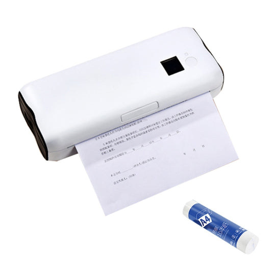 Home Small Phone Office Wireless Wrong Question Paper Student Portable Thermal Printer, Style: Bluetooth Edition+50pcs A4 Paper by buy2fix
