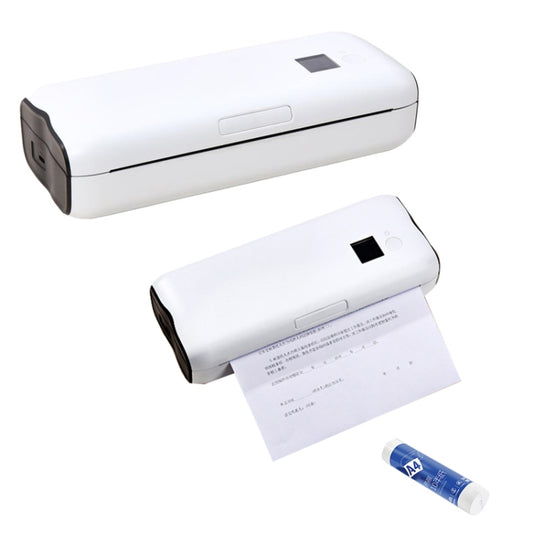 Home Small Phone Office Wireless Wrong Question Paper Student Portable Thermal Printer, Style: Remote Edition+50pcs A4 Paper by buy2fix