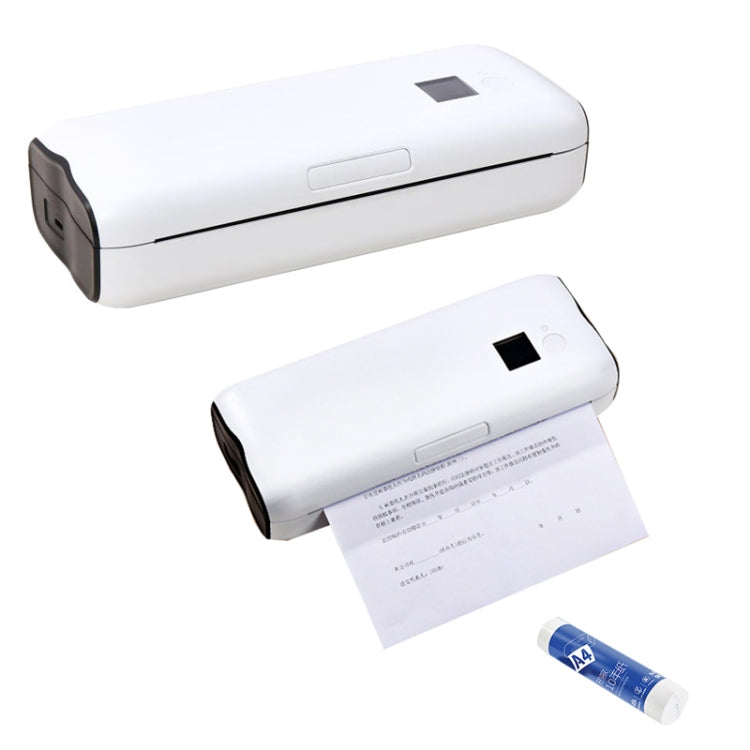 Home Small Phone Office Wireless Wrong Question Paper Student Portable Thermal Printer, Style: Remote Edition+200pcs A4 Paper by buy2fix