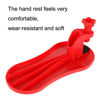 180 Degree Rotating Computer Table Hand Support Wrist Support Mouse Pad PU+Memory Cotton Model (Red) by buy2fix