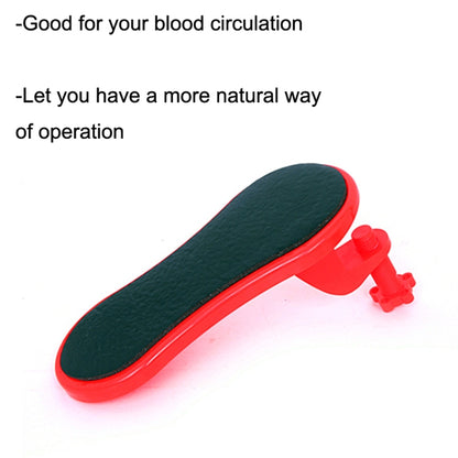 180 Degree Rotating Computer Table Hand Support Wrist Support Mouse Pad Mouse Pad Model (Red) by buy2fix