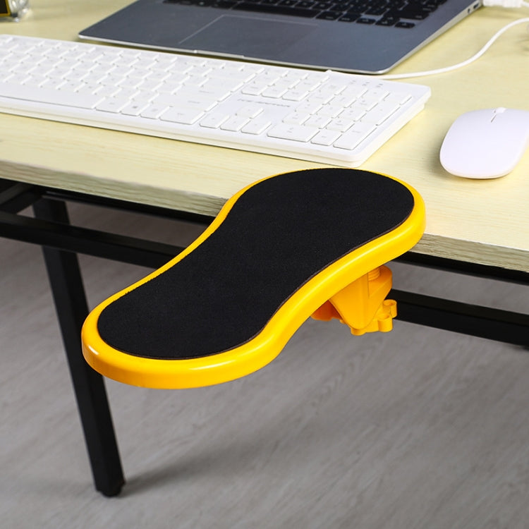 180 Degree Rotating Computer Table Hand Support Wrist Support Mouse Pad Mouse Pad Model (Yellow) by buy2fix