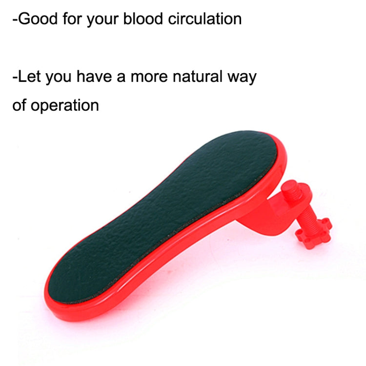 180 Degree Rotating Computer Table Hand Support Wrist Support Mouse Pad Mouse Pad Model (Yellow) by buy2fix