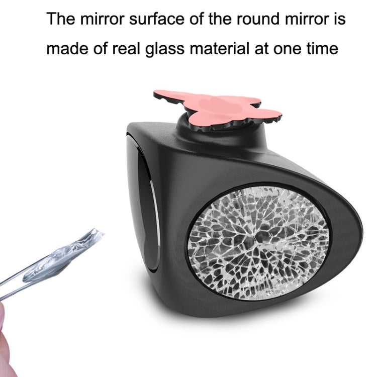 2 in 1 Car Blind Spot Mirror Reversing Parking Wide Angle Mirror 360 Degree Rotation Adjustable Convex Rear View Mirror(Black Left) - Convex Mirror & Accessories by buy2fix | Online Shopping UK | buy2fix