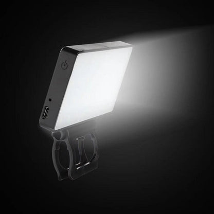 Outdoor Live Photography Multi-angle Brightness Adjustment Mobile Phone Fill Light, Specification: Monochrome White Light - Selfie Light by buy2fix | Online Shopping UK | buy2fix
