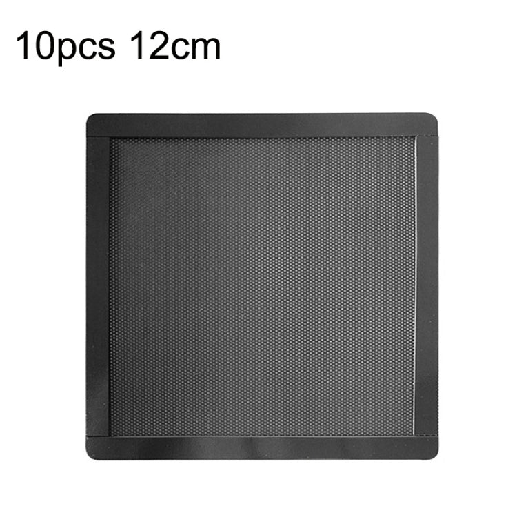 10pcs 12cm With Magnetic Suction PVC Cooling Fan Dust Net Desktop Computer Industrial Fan Filter Cover by buy2fix