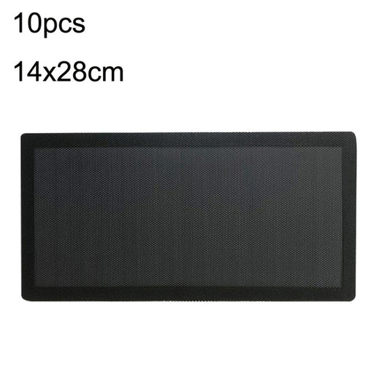 10pcs 14x28cm Encryption Version PVC Cooling Fan Dust Net Desktop Computer Industrial Fan Filter Cover by buy2fix