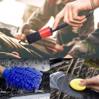 40 in 1  Car Air Conditioner Air Outlet Electric Drill Cleaning Brush - Car washing supplies by buy2fix | Online Shopping UK | buy2fix
