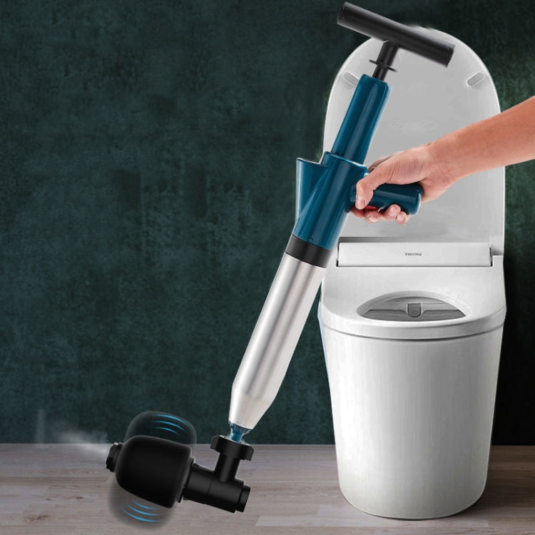 Toilet Pipe Dredger Toilet Sewer Floor Drain Clogged Household High Pressure Pneumatic Tool(Gray) - Handheld Cleaner & Mops by buy2fix | Online Shopping UK | buy2fix