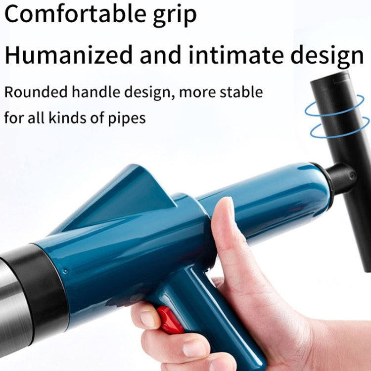 Toilet Pipe Dredger Toilet Sewer Floor Drain Clogged Household High Pressure Pneumatic Tool(Gray) - Handheld Cleaner & Mops by buy2fix | Online Shopping UK | buy2fix