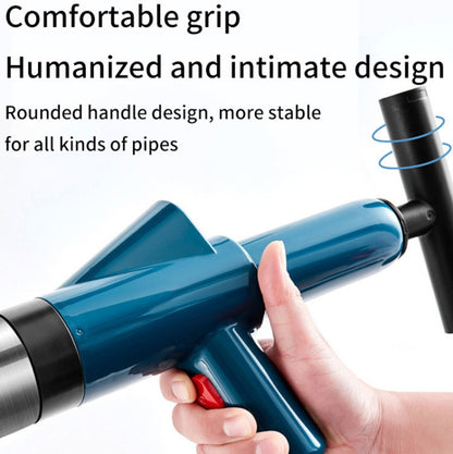 Toilet Pipe Dredger Toilet Sewer Floor Drain Clogged Household High Pressure Pneumatic Tool(Gray) - Handheld Cleaner & Mops by buy2fix | Online Shopping UK | buy2fix
