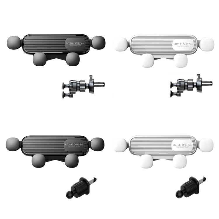 S03 Vehicle Air Outlet Gravity Navigation Mobile Phone Holder, Color: White Eagle Mouth by buy2fix