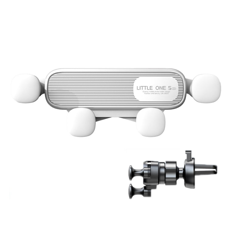 S03 Vehicle Air Outlet Gravity Navigation Mobile Phone Holder, Color: White Eagle Mouth by buy2fix