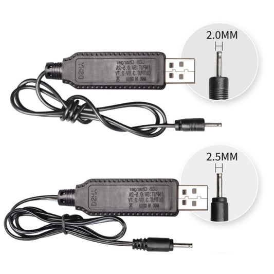 10pcs 3.7V IC Circuit Protection Lithium Battery USB Straight Head Charging Cable, Model: 2.0mm - Charging Cables by buy2fix | Online Shopping UK | buy2fix